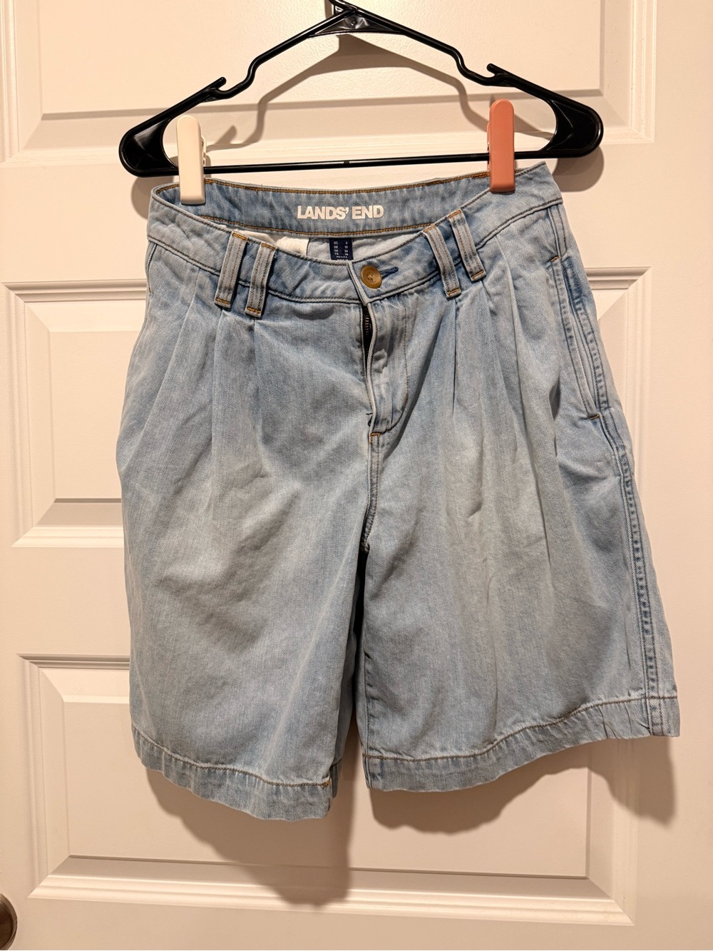 Lands' End Light Blue Denim Women's Shorts